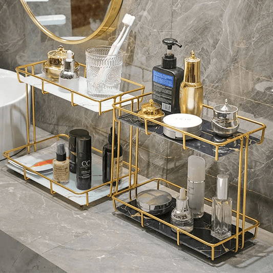 Transform Your Bathroom Storage with Under-Sink Shelves and Removable Baskets - skytreesports