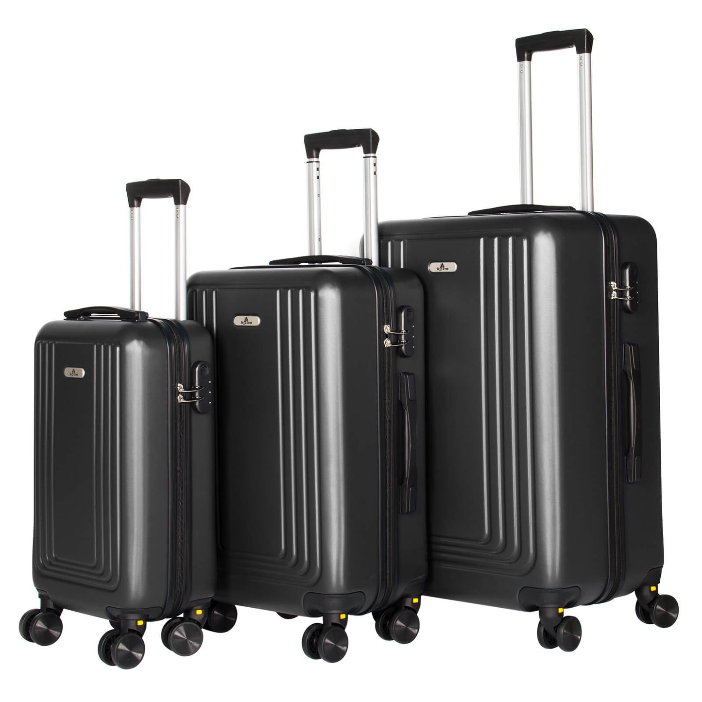 Luggage 3pcs -Model S301  28“24“20” Black suitcase
