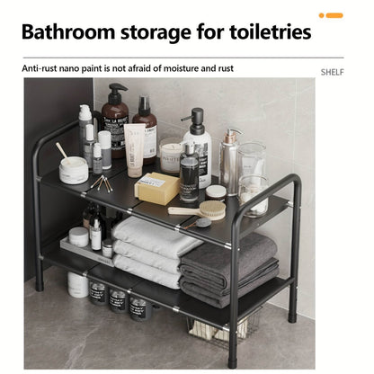 2-Tier Under Sink Shelf with Removable Baskets & Panels - Model 3B2L