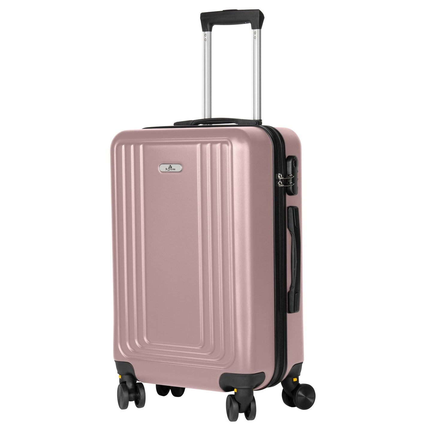 Luggage 3 Piece Set ABS Hardshell Suitcase Set With Scratch - Resistant Surface, Four Multi - directional Wheels, Expandable For Up to 25% More Space, Light weight Carry On Suitcase( 3 PIECE SET(18"/22"/26")) - skytreesports