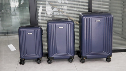 Luggage 3pcs -Model S301  28“24“20” Black suitcase